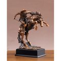 Marian Imports Marian Imports F54080 Pony Express Bronze Plated Resin Sculpture 54080